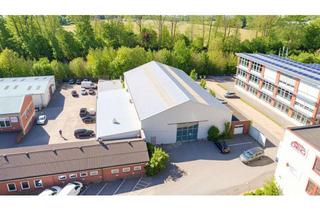 Gewerbeimmobilie mieten in 24118 Ravensberg, Kiel - Gewerbegebiet Grasweg - Bestens angebundene Lagerhalle mit Außenflächen