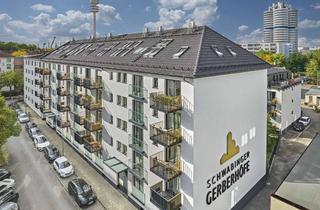 Wohnung kaufen in Sailerstraße 15, 80809 Schwabing-West, SCHWABINGER GERBERHÖFE: Großzügige 1-Zimmer-Wohnung mit Balkon zum Innenhof am Olympiapark