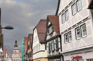 Wohnung mieten in Marktstraße 37, 73230 Kirchheim, helle 4-Raum-Wohnung mit Balkonen und EBK zum Wohnen und Arbeiten in der FuZo Kirchheim