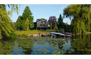 Villa kaufen in 21109 Wilhelmsburg, blackcube.hamburg - Wassergrundstück - Elb Villa - Paradies mitten in der Stadt