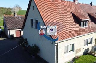 Doppelhaushälfte kaufen in 07980 Berga, PROVISIONSFREI* - Möbel rein, fertig sein! Doppelhaus in idyllischer Dorflage