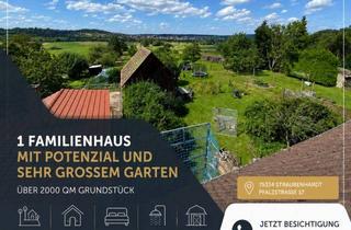Haus kaufen in Pfalzstraße 17, 75334 Straubenhardt, 1 Familienhaus mit Potenzial und sehr großem ,über 2000 qm, Garten
