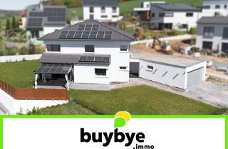 Einfamilienhaus kaufen in 97618 Heustreu, Heustreu - Heustreu: Exklusives Energie-Plus-Haus auf Basis Passivhaus mit tollem Garten