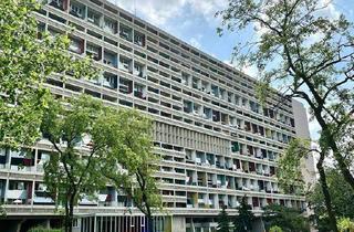 Wohnung kaufen in Flatowallee 16, 14055 Charlottenburg, Provisionsfrei: Helle 2-Zimmer Maisonette im Corbusierhaus, Berlin-Westend