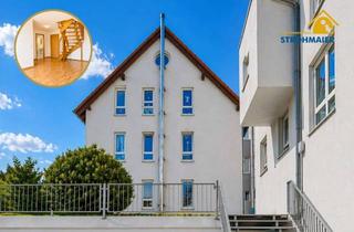 Wohnung kaufen in 74405 Gaildorf, Wohnen mit Flair: Dachgeschoss-Maisonette mit Holztreppe, Balkon und Ausblick über Gaildorf