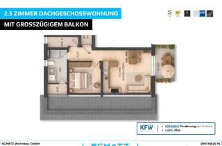 Wohnung kaufen in 71287 Weissach, Großzügige Dachgeschosswohnung mit Balkon