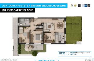 Wohnung kaufen in 71287 Weissach, 4-Zimmer Wohnung mit 40m² Garten I Nr. 3