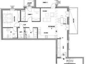 Wohnung mieten in 79249 Merzhausen, Moderne 4-Zimmer-Wohnung mit großem Südbalkon, TG-Stellplatz in Merzhausen