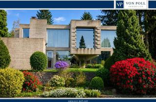 Villa kaufen in 57627 Hachenburg, Exklusive Bauhaus-Villa in außergewöhnlicher Betonarchitektur und Blick auf das Schloss Hachenburg