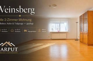 Wohnung kaufen in 74189 Weinsberg, Helle 2-Zimmer-Wohnung mit Balkon, Keller und Tiefgarage in Weinsberg