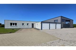 Gewerbeimmobilie kaufen in 56825 Beuren, Wohnen und Arbeiten auf großem Grundstück in Beuren - Große Halle mit Wohnhaus, 3 Garagen und Garten