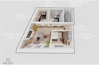 Wohnung kaufen in Metzgergasse, 96450 Coburg, Tip-Top 2-Zimmer Wohnung mit 62 m² in Coburg Zentrum