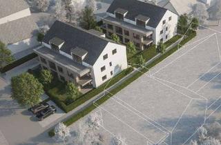 Wohnung kaufen in Wiesenstraße, 86853 Langerringen, Luxuriöse 3-Zimmer-Wohnung im obersten Stockwerk mit gr. Dachterrasse (Kfw-55-förderungsfähig)