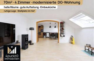 Wohnung mieten in 86732 Oettingen, Helle 4-Zimmer-DG Wohnung – mit Einbauküche, Stellplatz und klarer Raumaufteilung