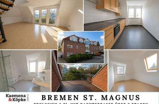 Wohnung mieten in 28759 St. Magnus, SOFORT FREI: Moderne 3 Zi. mit EBK & Dachterrasse über 2 Etagen