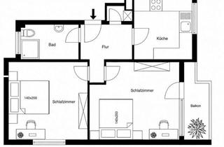 Wohnung mieten in Halitstrasse 12, 44892 Langendreer, 2-Zimmer-WG in Bochum Langendreer/ möbeliert
