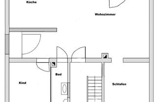 Wohnung mieten in 55545 Bad Kreuznach, 3 Zimmer Wohnung mit Garten in Planig