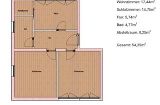 Wohnung mieten in Bergstraße 42, 58256 Ennepetal, Komplett renovierte 2,5-Zimmer-Wohnung in Ennepetal