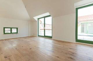 Wohnung mieten in Fabrikstraße 13, 04435 Schkeuditz, Erstbezug im Dachgeschoss mit Dachterrasse | 2 Tageslichtbäder | Abstellraum | Echtholzparkett