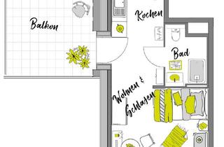 Wohnung mieten in Königsturmstraße 39, 73525 Schwäbisch Gmünd, Möblierte Komfort L-Apartments mit Dachterrasse – Maison Gmünd