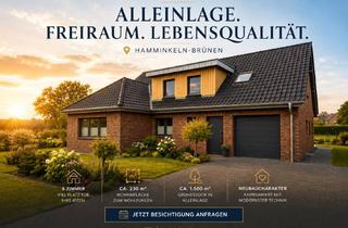 Einfamilienhaus kaufen in 46499 Hamminkeln, Exklusives Einfamilienhaus mit Neubaucharakter in Alleinlage von Hamminkeln-Brünen