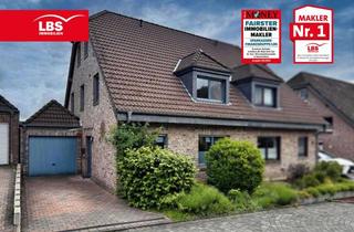 Doppelhaushälfte kaufen in An Deckers 51, 47509 Rheurdt, Charmante Doppelhaushälfte mit Garage & Garten in ruhiger Lage