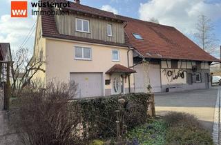 Bauernhaus kaufen in 72532 Gomadingen, CHARMANTES BAUERNHAUS MIT SCHEUNE, GROßEM BALKON & AUSBAUPOTENTIAL