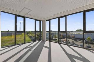 Gewerbeimmobilie kaufen in 76187 Knielingen, High-Tech-Büro im 2. OG: Höchster Komfort mit Heiz-/Kühldecken