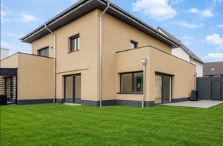 Doppelhaushälfte kaufen in 51381 Bergisch Neukirchen, Modernes Wohnerlebnis im Erstbezug: Großzügige Neubau-Doppelhaushälfte in Leverkusen