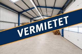 Gewerbeimmobilie mieten in 32609 Hüllhorst, Vielseitig nutzbare Lager und Gewerbefläche mit optionaler Freifläche