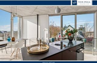 Penthouse kaufen in 40223 Düsseldorf, Penthouse-Kubus mit Terrassen & Weitblick – urban. ruhig. besonders.