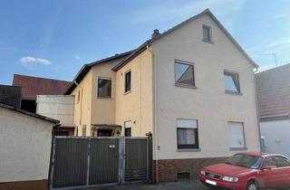 Haus kaufen in 68542 Heddesheim, Jetzt investieren - Zentral gelegenes 2-Familienhaus mit 190m² Wohnfläche, Hof und 2 Garagen