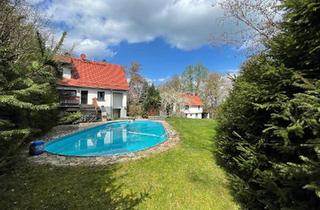 Doppelhaushälfte kaufen in 04680 Colditz, Colditz - Doppelhaushälfte EW65 Eigenheim Pool Terrasse + Nebengebäude