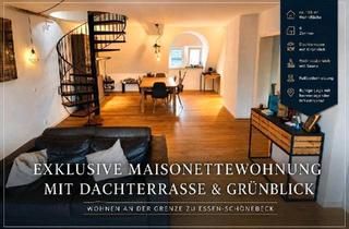 Wohnung kaufen in 45355 Essen, Essen - Exklusive Maisonettewohnung mit Dachterrasse und Blick ins Grüne