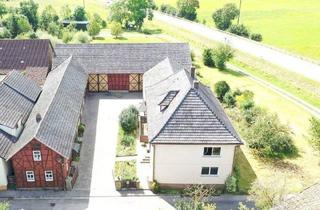 Haus kaufen in 96274 Itzgrund, Itzgrund - TRAUMHAFTER MÄRCHEN DREISEITENHOF + WOHNHAUS + WOHNUNG (18 PFERDEBOXEN MÖGLICH) oder BAUTRÄGEROBJEKT FÜR WOHNUNGSBAU oder GASTRO FACHWERK REITERHOF