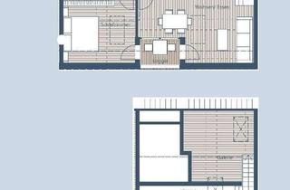 Wohnung kaufen in 04177 Lindenau, Gemütlich wohnen auf zwei Etagen - 2,5-Zi-Maisonettewohnung mit Loggia