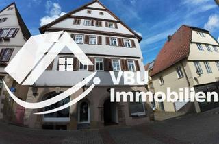Wohnung kaufen in 74336 Brackenheim, VBU Immobilien - Charmante 3-Zimmer-Wohnung im 2. OG eines sanierten Altbaus