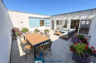 Penthouse kaufen in 73230 Kirchheim, Exklusive Penthouse-Wohnung in bester Innenstadtlage mit großer Patio mit Privatsphäre + moderne EBK