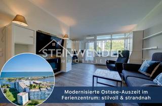 Wohnung kaufen in 23774 Heiligenhafen, Modernisierte Ostsee-Auszeit im Ferienzentrum: stilvoll & strandnah