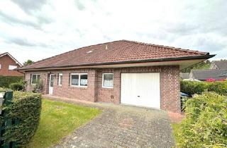 Haus kaufen in 26892 Heede, Ebenerdiger Bungalow mit integrierter Garage in Heede zu verkaufen
