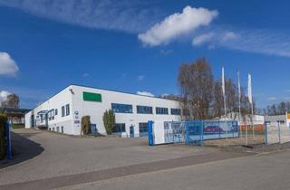Büro zu mieten in 32609 Hüllhorst, Produktions- und Lagerhallen mit Büro und Sozialtrakt