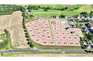 Grundstück zu kaufen in Pulsnitzblick An Der Lichtenberger Straße, 01896 Pulsnitz, ERSCHLOSSENE, VERMESSENE, PROVISIONS- & BAUTRÄGERFREIE Grundstücke in Pulsnitz direkt vom Eigentümer