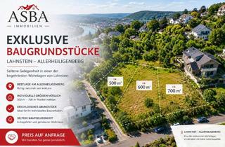 Grundstück zu kaufen in 56112 Lahnstein, Exklusiv: Baugrundstücke in Bestlage von Lahnstein-Allerheiligenberg. Grundstücksröße frei wählbar