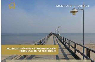 Gewerbeimmobilie kaufen in 17429 Benz, BAUGRUNDSTÜCK IN STRANDNÄHE IM OSTSEEBAD BANSIN ZU VERKAUFEN