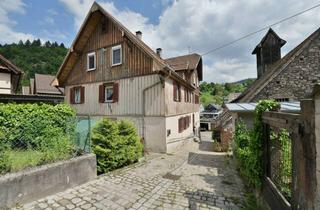 Wohnung kaufen in 76599 Weisenbach, Clever kaufen, selbst gestalten mit Panorama auf die Murg. *5 Zimmer, dein Renovierungsprojekt*