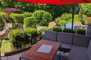 Wohnung kaufen in Am Weinfaß 55, 65428 Rüsselsheim, 3-Zimmer-Maisonettewohnung mit großem Garten in direkter Waldrandlage von Bauschheim