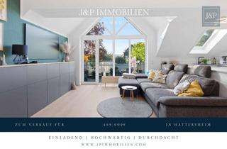 Wohnung kaufen in 65795 Hattersheim, Lichtdurchflutete Maisonette | Kamin, Balkon und Tiefgaragenstellplatz | Zentral in Hattersheim