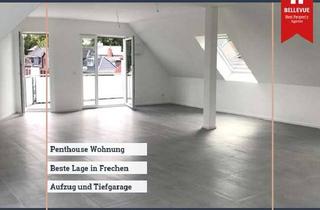 Penthouse mieten in 50226 Frechen, Großzügiges 4 Zimmer Penthouse mit Tiefgarage & Aufzug