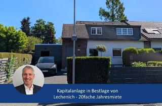 Anlageobjekt in 50374 Erftstadt, Voll vermietetes Zweifamilienhaus mit Büroeinheit im Souterrain