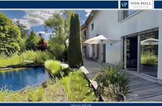 Haus kaufen in 35423 Lich, Stadt Oase - zentral gelegenes Passivhaus mit Naturgarten und Schwimmteich